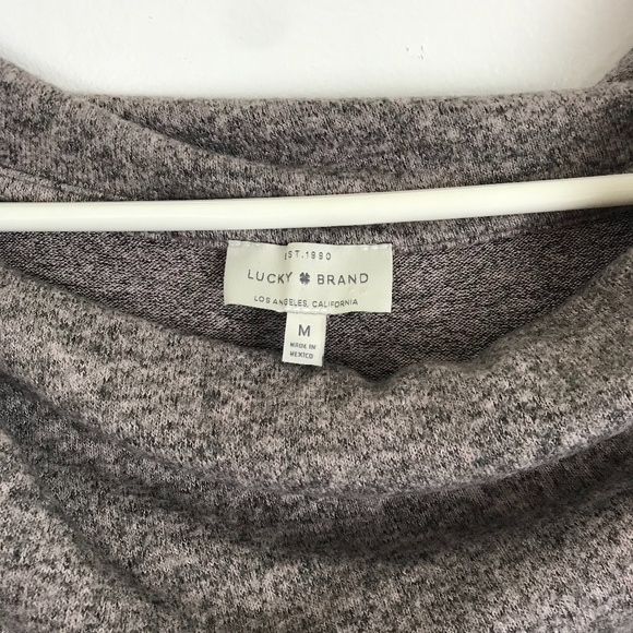 Lucky Brand Pink & Black Cowl Neck - Picture 4 of 8